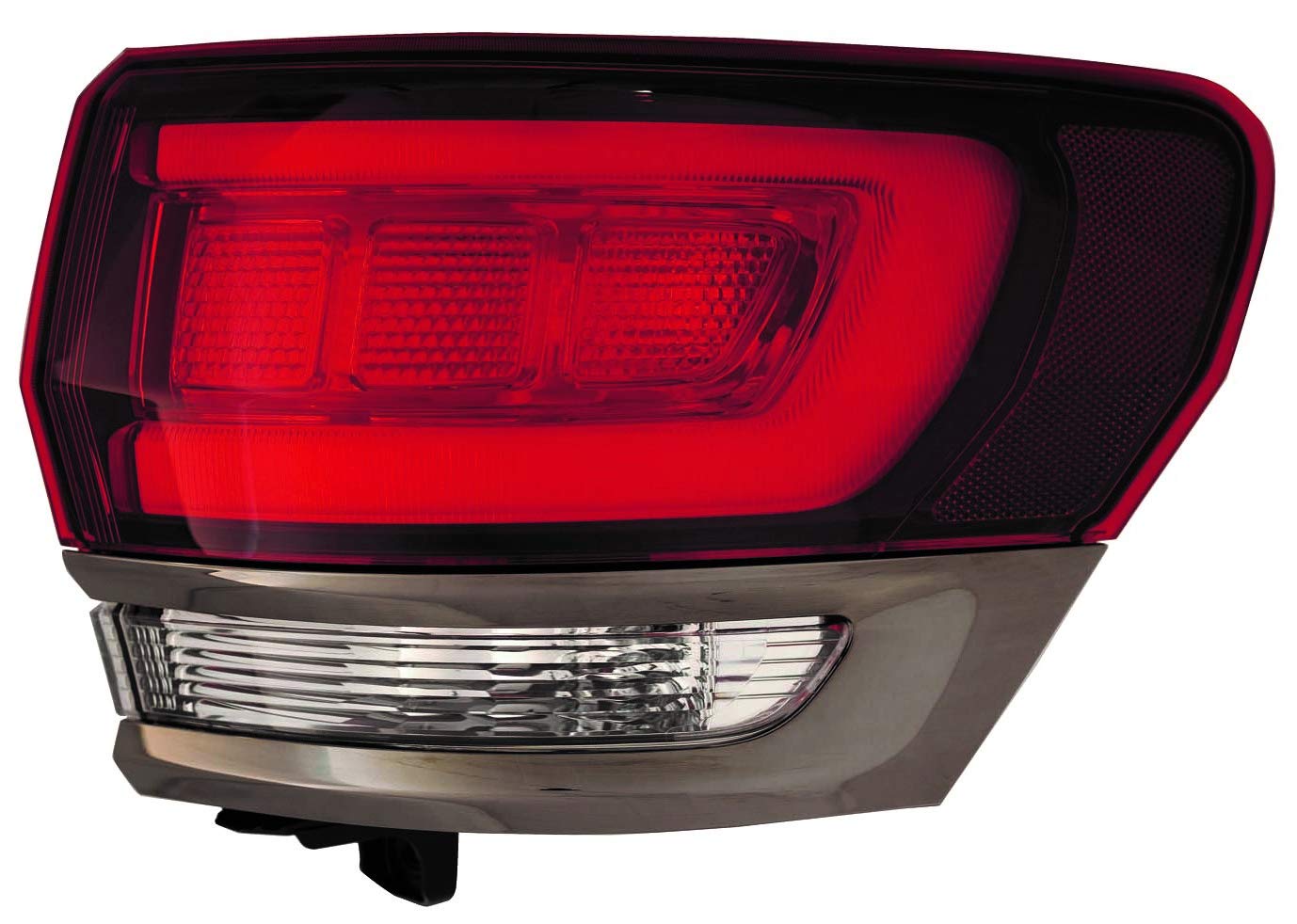 For Jeep Grand Cherokee MAXZONE DEPO-333-1965R-ACN 14-19 Tail Light without Platinum Insert Silver RH Passenger Side CAPA