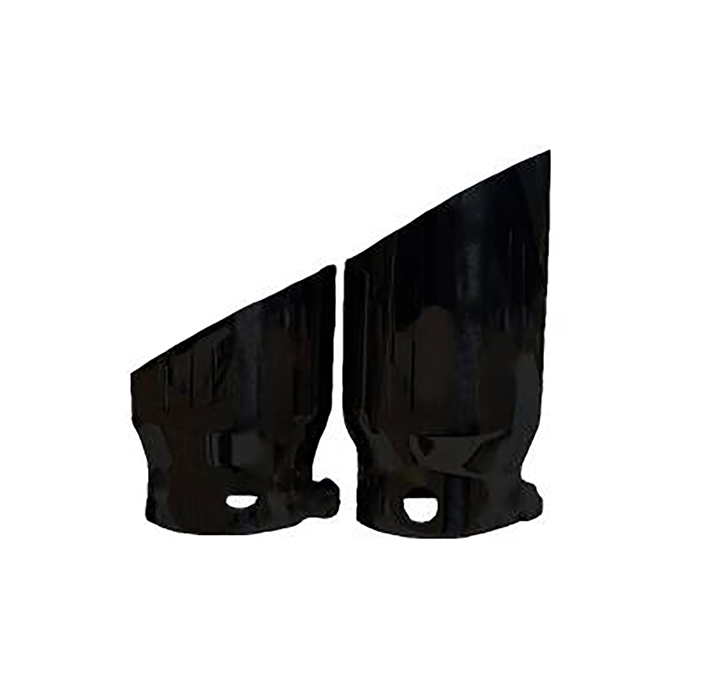 Exhaust Muffler Tip Black Horse, 4" inlet, 5" outlet and 9.5" Length Black Compatible with 2008-2023 Ford F-250/Ford F-350/Ford F-450 Super Duty-MT-FOSDB