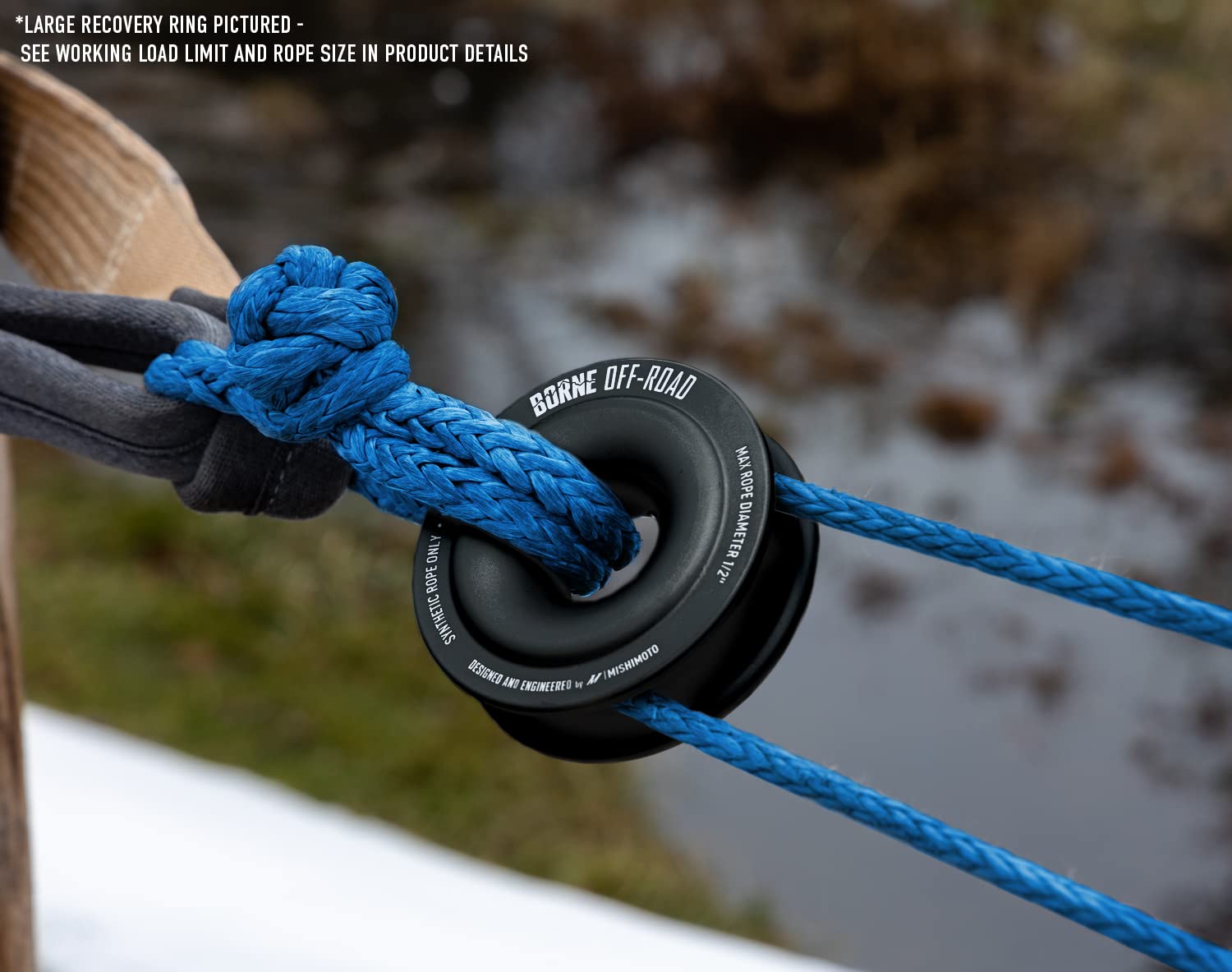 Borne Off-Road Mishimoto Aluminum Recovery Ring, Small (ATV & Side-by-Side)