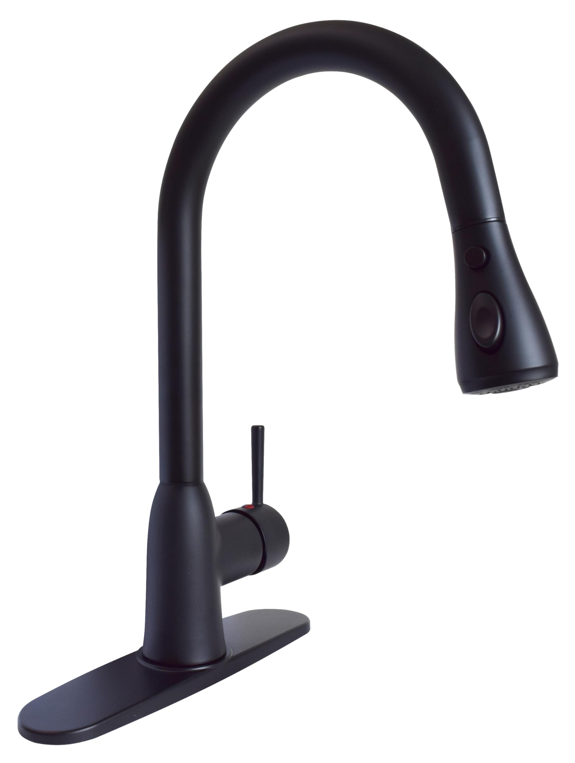 Phoenix Premium Slimline PF231766 Single Handle with Power Boost Pull Down Kitchen Faucet - Matte Black