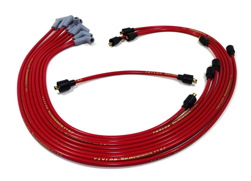 8.2mm Taylor Cable Red Custom Fit ThunderVolt Ultra High Performance Spark Plug Wire Set