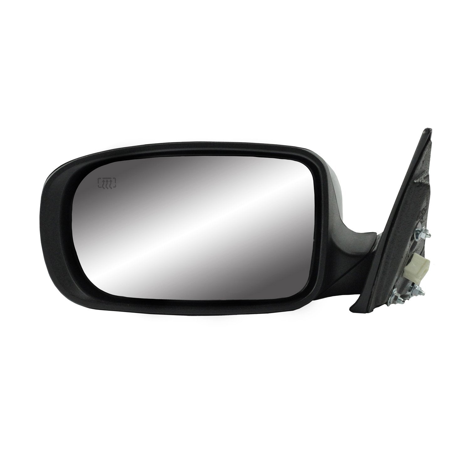 Mirror Driver Side for Chrysler 200 Convertible, Textured Black w/PTM Cover, Heated Power, Foldaway