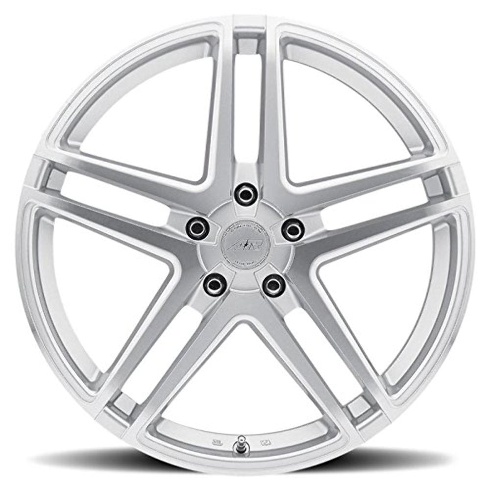 AR907 American Racing Bright Silver Wheel with Machined Face (17x7.5"/5x112mm, +42mm offset)