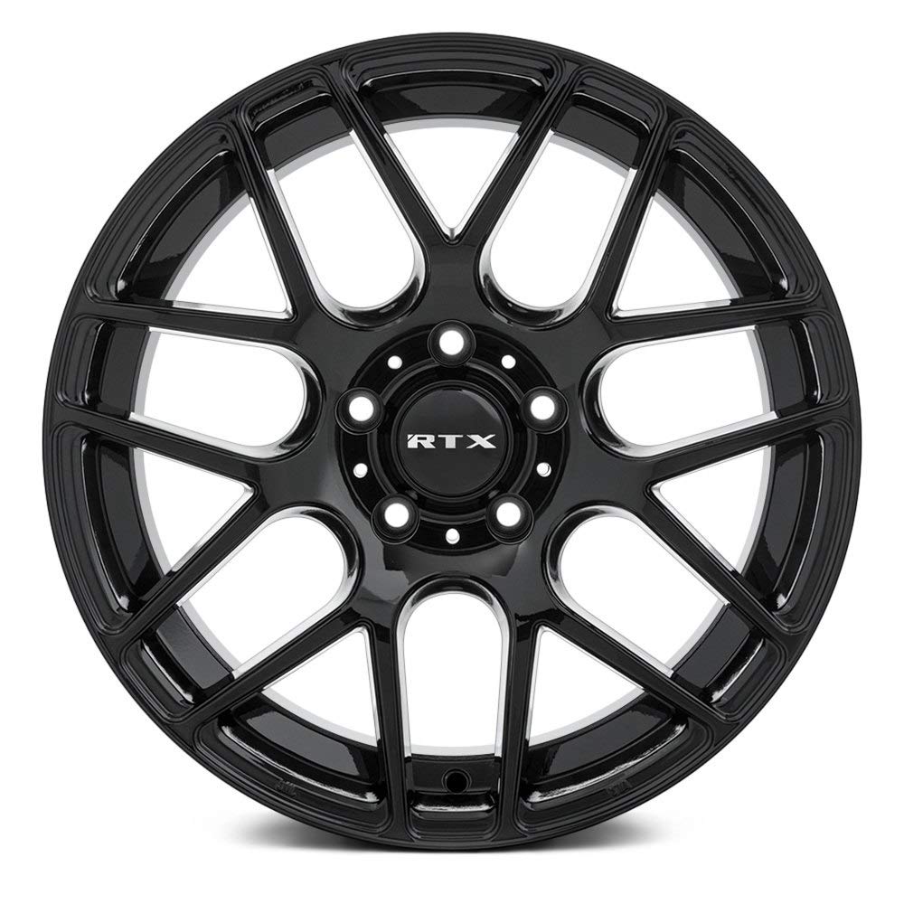 Custom RTX Envy Wheel - 20x8.5, 38 Offset, 5x112 Bolt Pattern, 66.6mm Hub - Gloss Black Rim