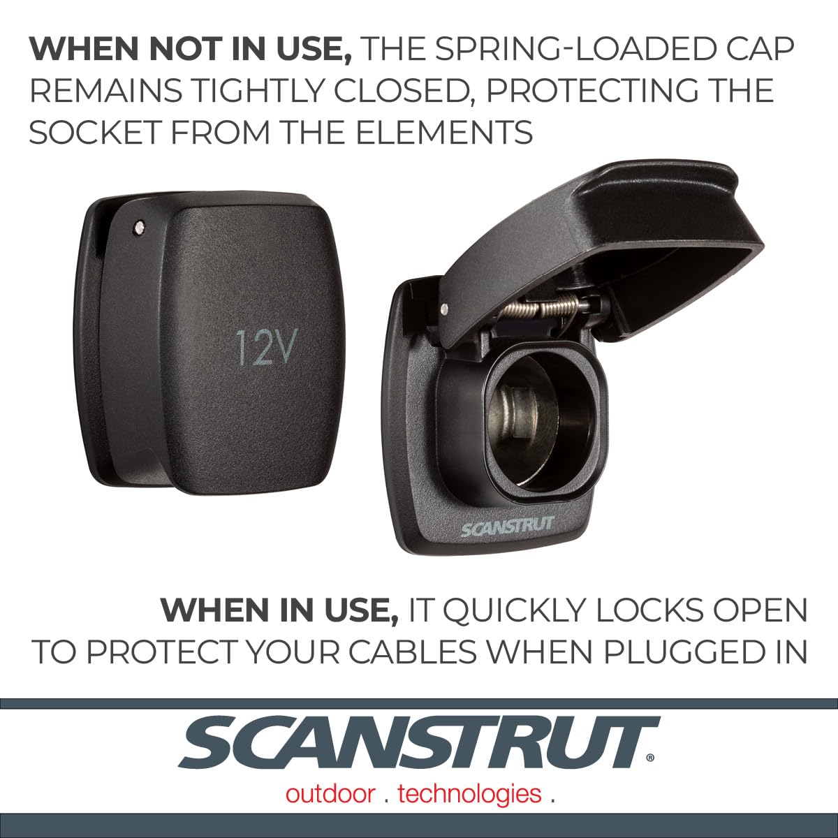 12V Scanstrut Flip Pro Power Socket