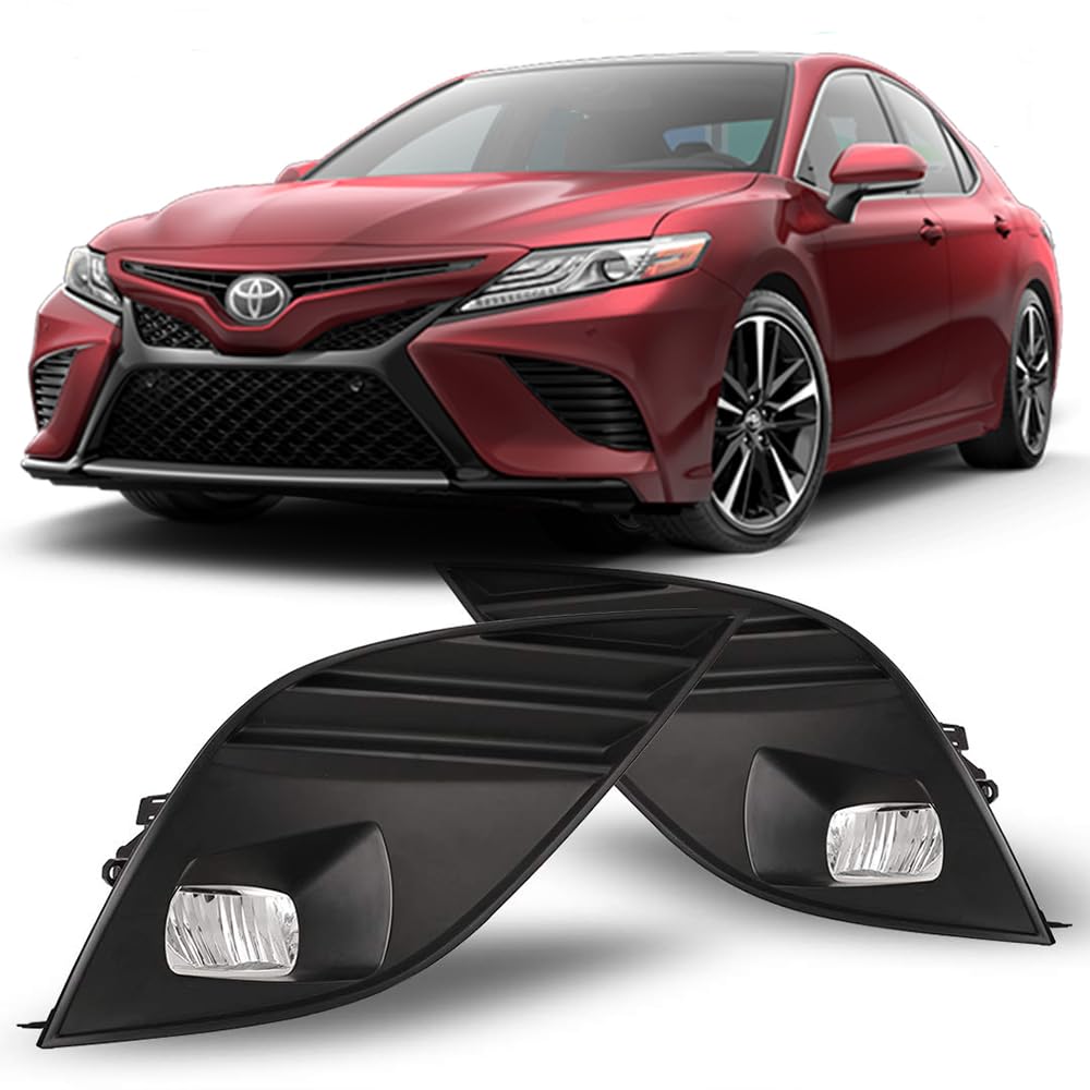 Winjet Driving LED Fog Lights Compatible with [2018 2019 2020 Toyota Camry SE XSE TRD] + Switch + Wiring Kit
