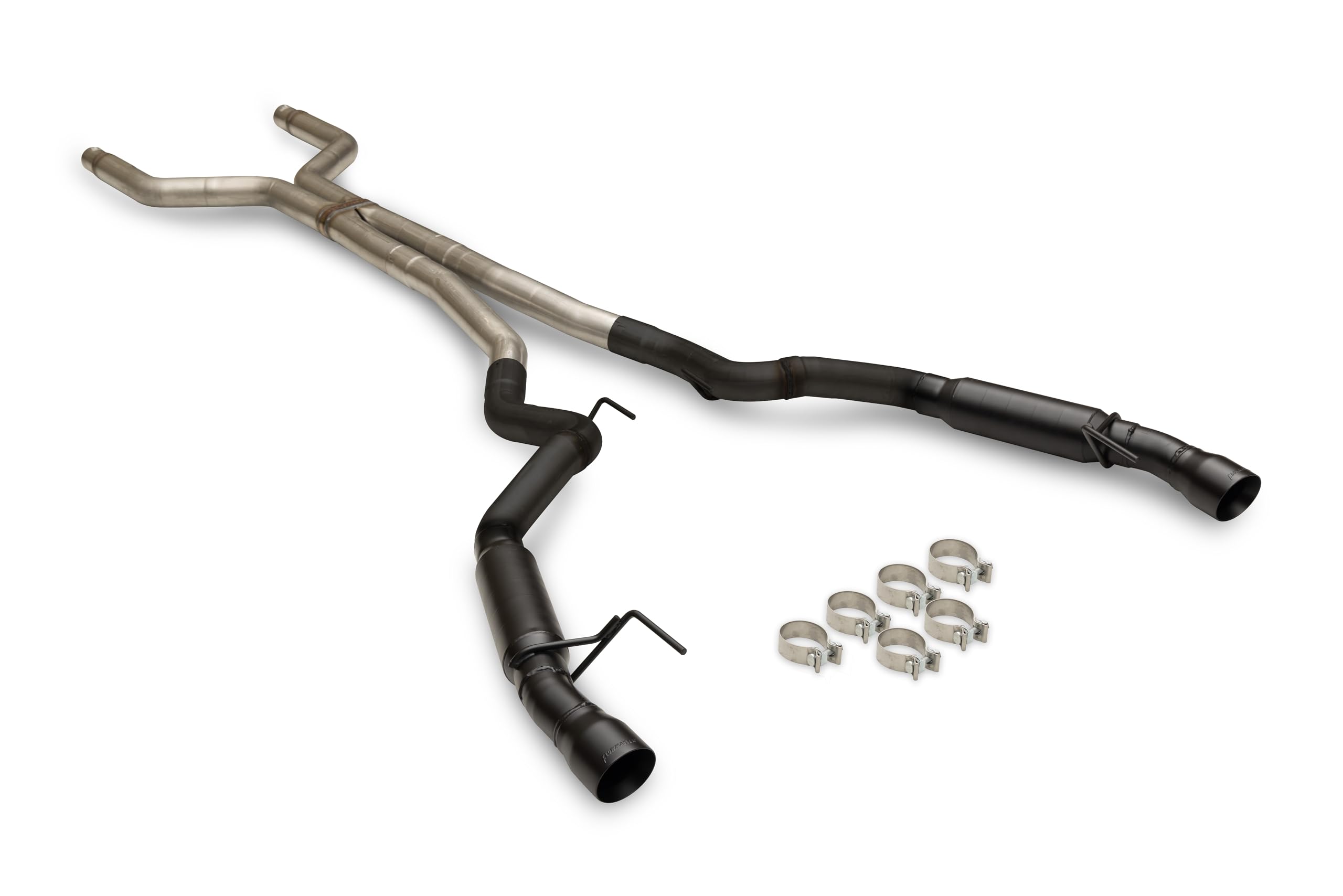 Flowmaster Outlaw Series 818161 Cat-Back Exhaust Kit 3 Inch 409 Stainless Steel with 4 Inch Black Dual Tips Compatible with 2024 Ford Mustang GT 5.0L Coyote and 2.3L EcoBoost