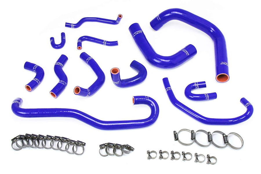 Blue HPS 57-1656-BLUE Silicone Radiator and Heater Hose Kit Coolant