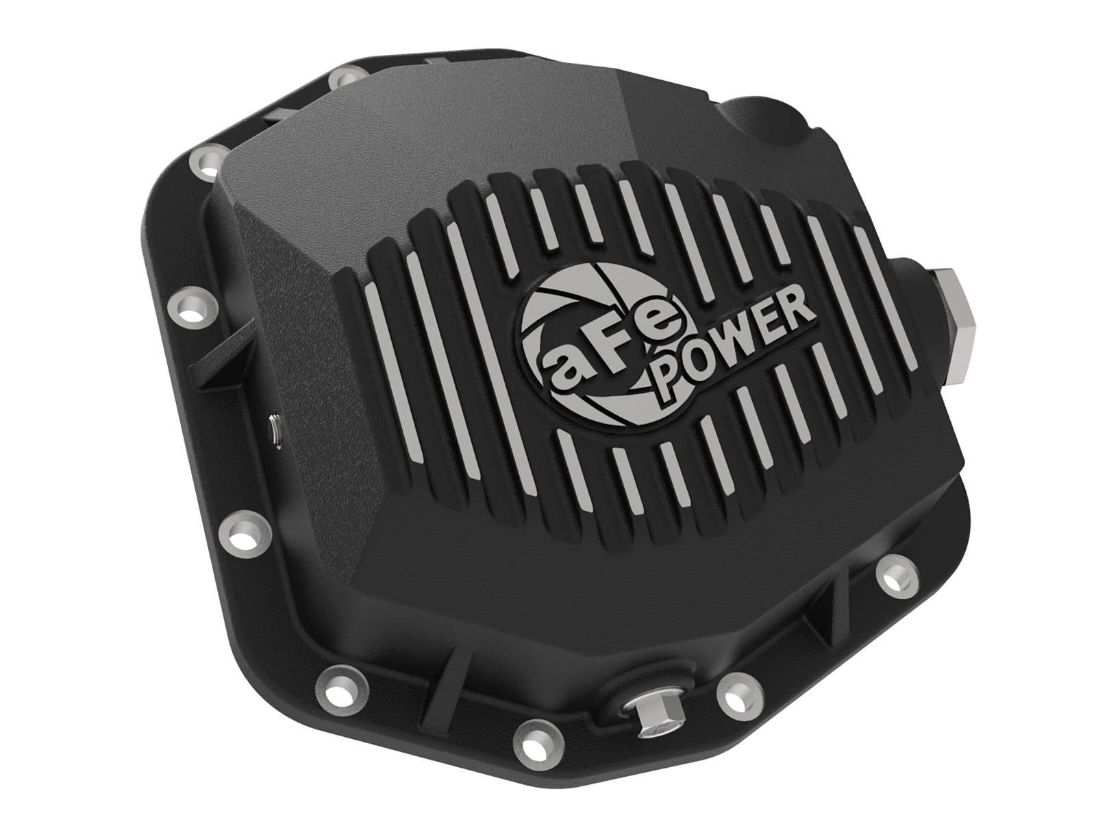 Pro Series aFe Power 46-71001B Rear Differential Cover Black w/Machined Fins & Gear Oil (Dana M220)