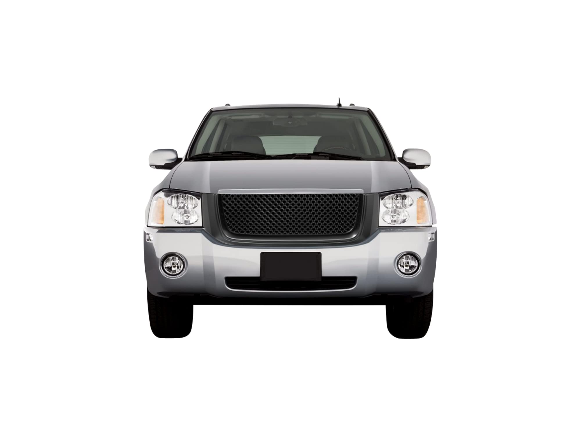 7165663 Armordillo USA Mesh Front Hood Grille - Matte Black Fits 2002-2008 GMC Envoy