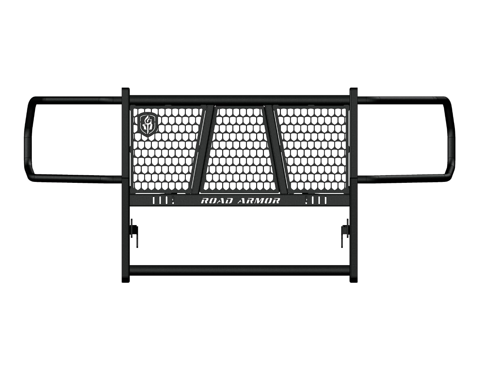 Vaquero Road Armor 4192-BRSH Front Grille Guard - Texture Black - Compatible with: 2019-2025 RAM 2500 3500 4500 5500