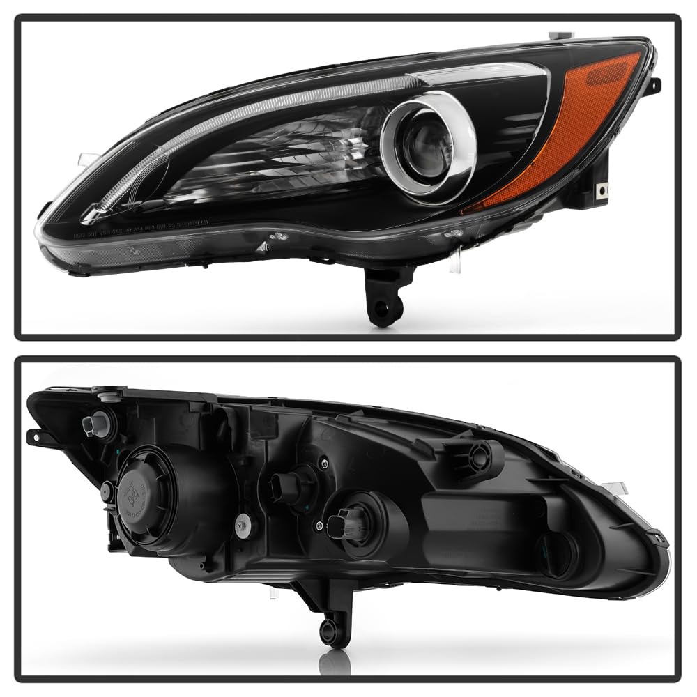 Chrysler 200 11-14 Spyder (POE) Halogen Headlight - OE Black Left CH2502275