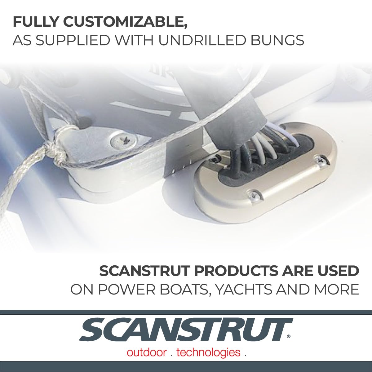 SCANSTRUT Lindemann Multi Deck Seal for Multiple Cables up to 15mm