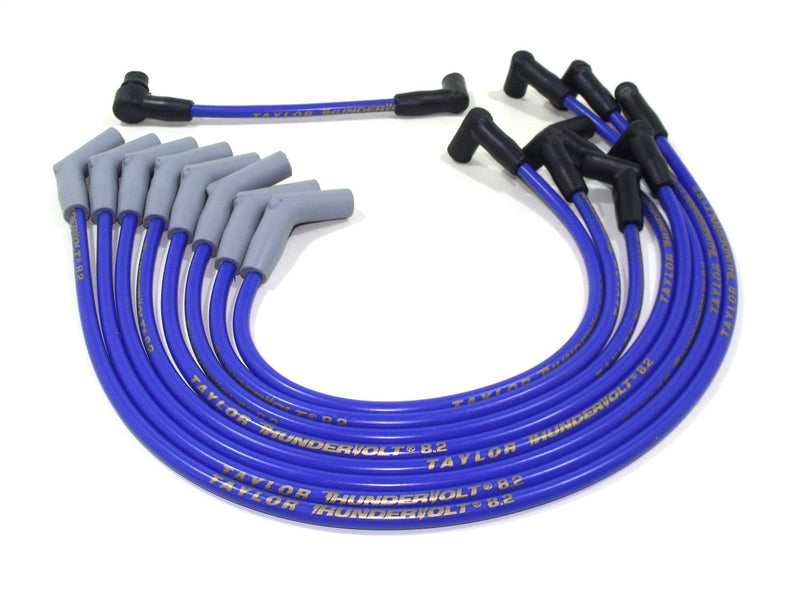 Thundervolt 8.2 Taylor Cable custom 8 cyl blue