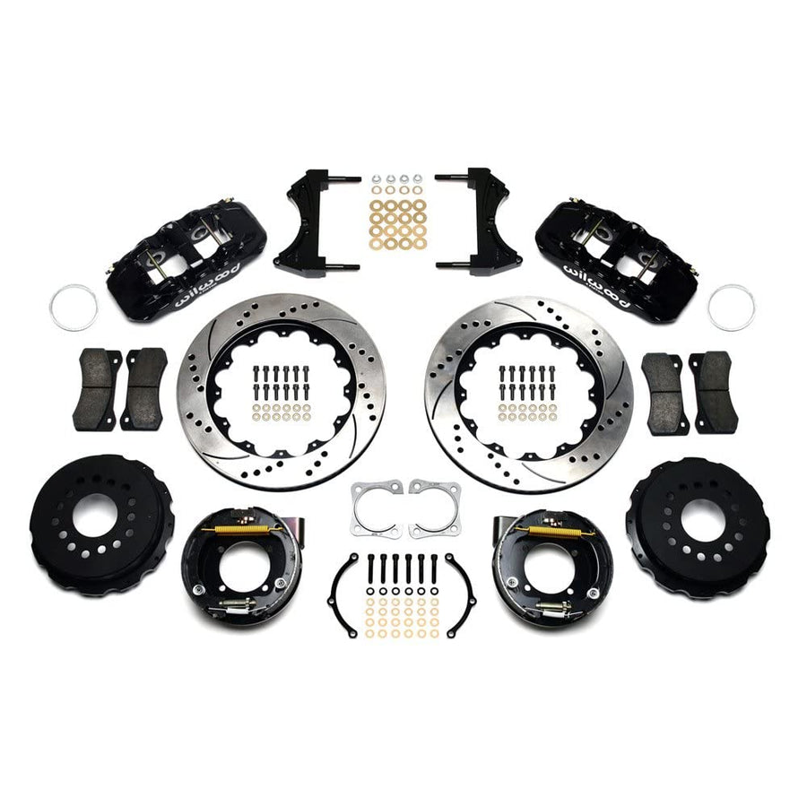 Rear P-Brake Kit AERO4, 14.00", Drilled