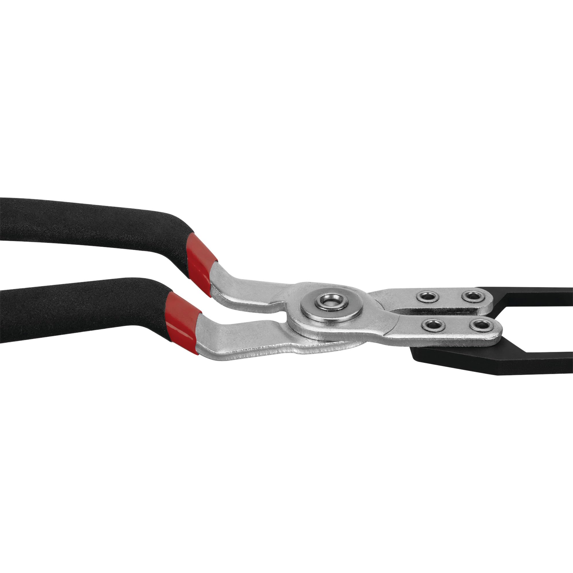 W80518 Performance Tool Relay Removal Pliers, Offset Handles, Thin Tips, Cushion Handles, Black