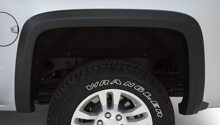Factory Style Fender Flares Stampede Products | Original Riderz | Fits 2014 - 2018 Chevrolet Silverado (69.6/78.8/97.8) 2019 Silverado 1500LD 78.8 +, Black | 4 pcs., 8626-2