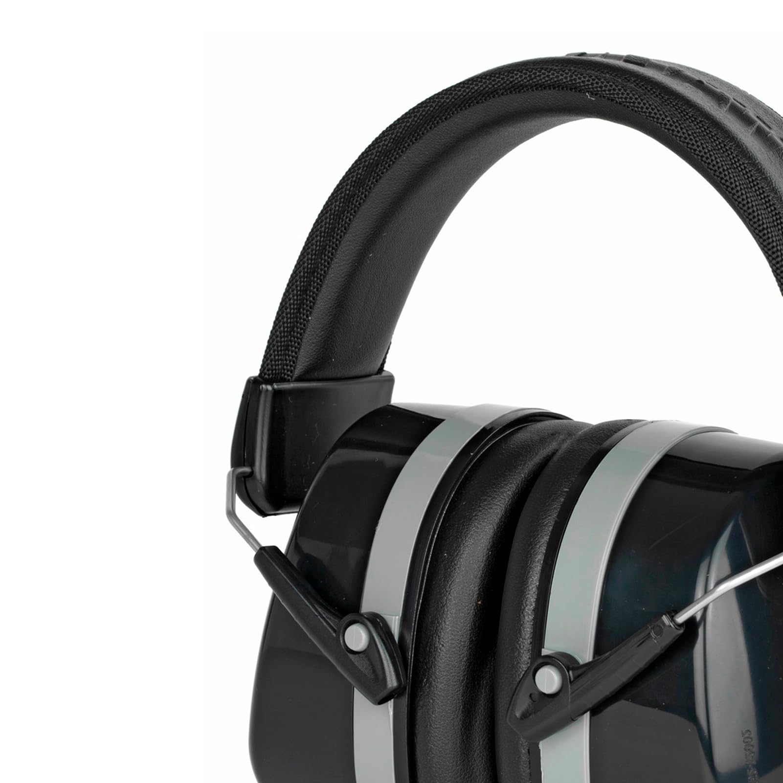WALKER'S Passive Premium Folding Lightweight 32dB NRR Noise-Blocking Hunting Gun Range Shooting Hearing Protection Muff w/ Padded Headband & PVC Earpads