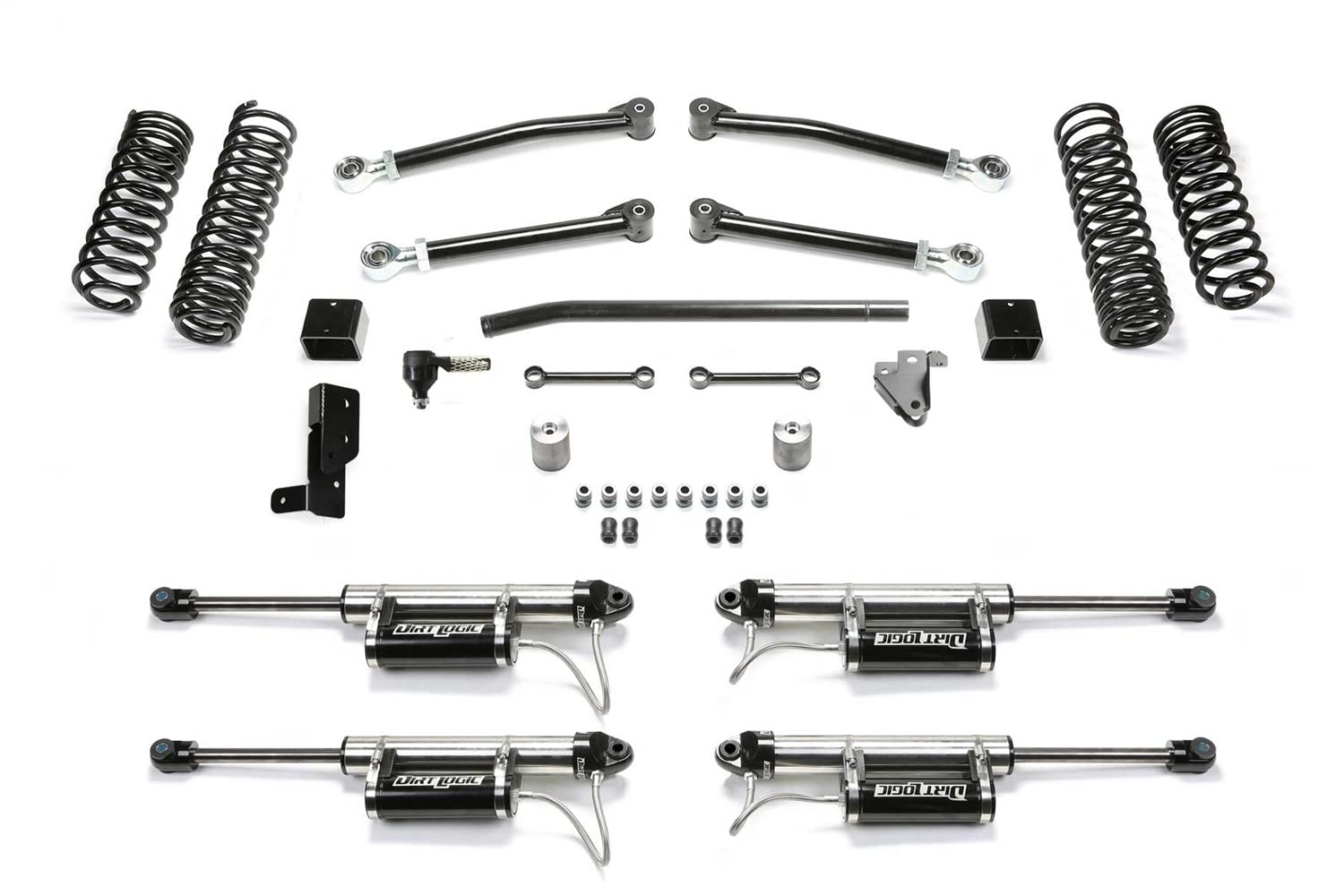 2021 Jeep JL 4XE Fabtech 4 Dr 3in Trail w/DLSS RESI SHKS (K4203DL)