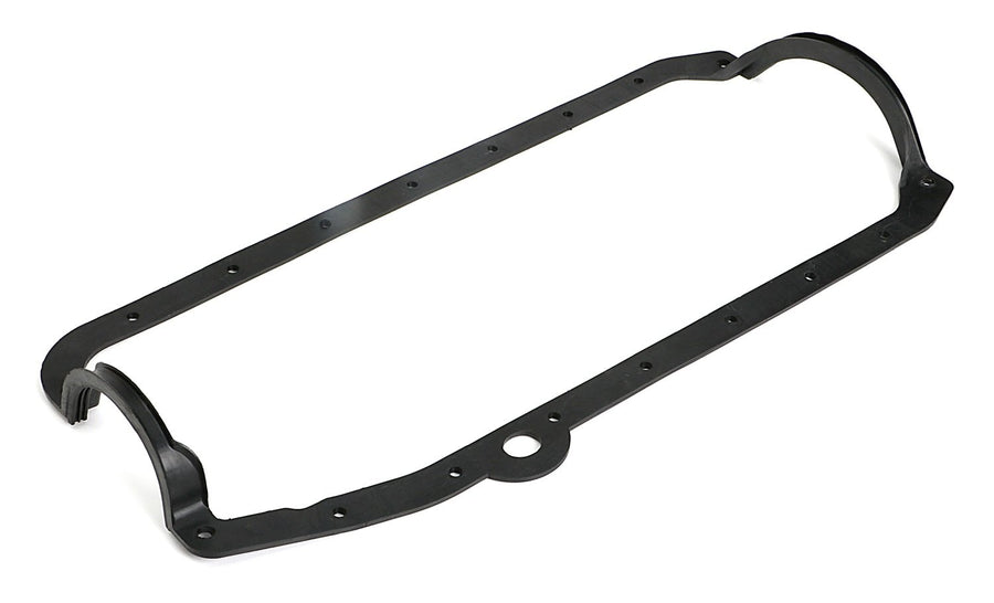 58-79 SBC RUBBER OIL PAN GASKETS TRANS-DAPT PERFORMANCE W/ 2PC REAR SEAL (4337)