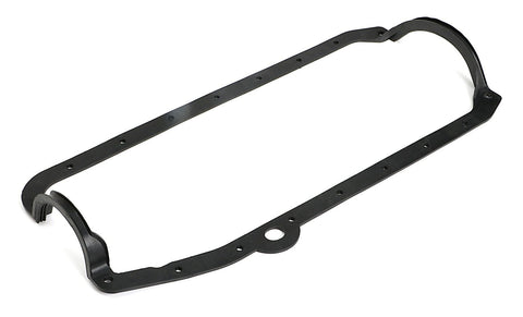 58-79 SBC RUBBER OIL PAN GASKETS TRANS-DAPT PERFORMANCE W/ 2PC REAR SEAL (4337)