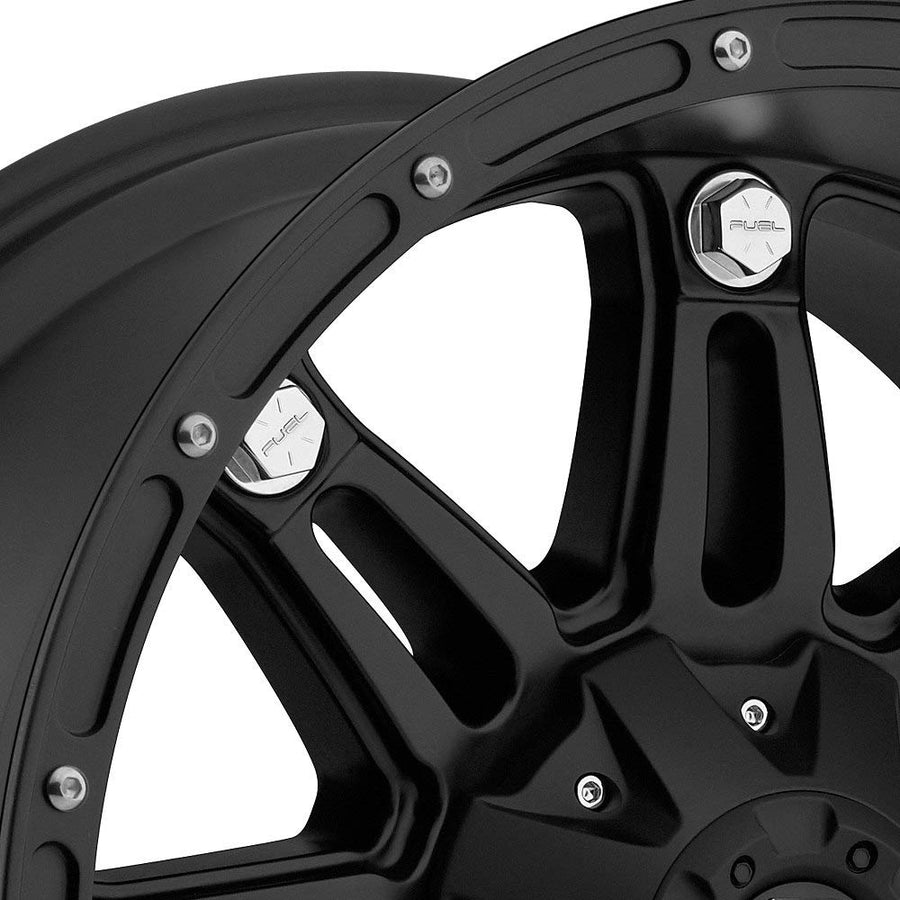Fuel Offroad D531 Black HOSTAGE Wheel with Matte tpms (18 x 9. inches /6 x 120 mm, 1 mm Offset)