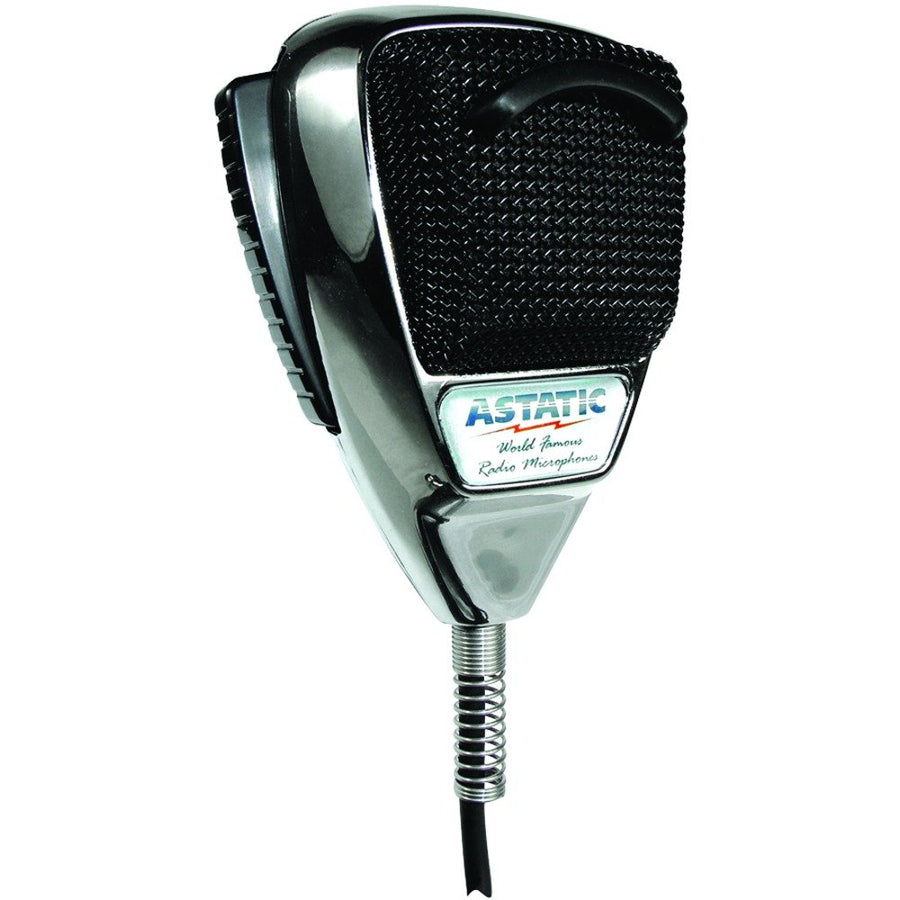 4-Pin ASTATIC Noise-Cancelling Microphone (Chrome) 302-10187
