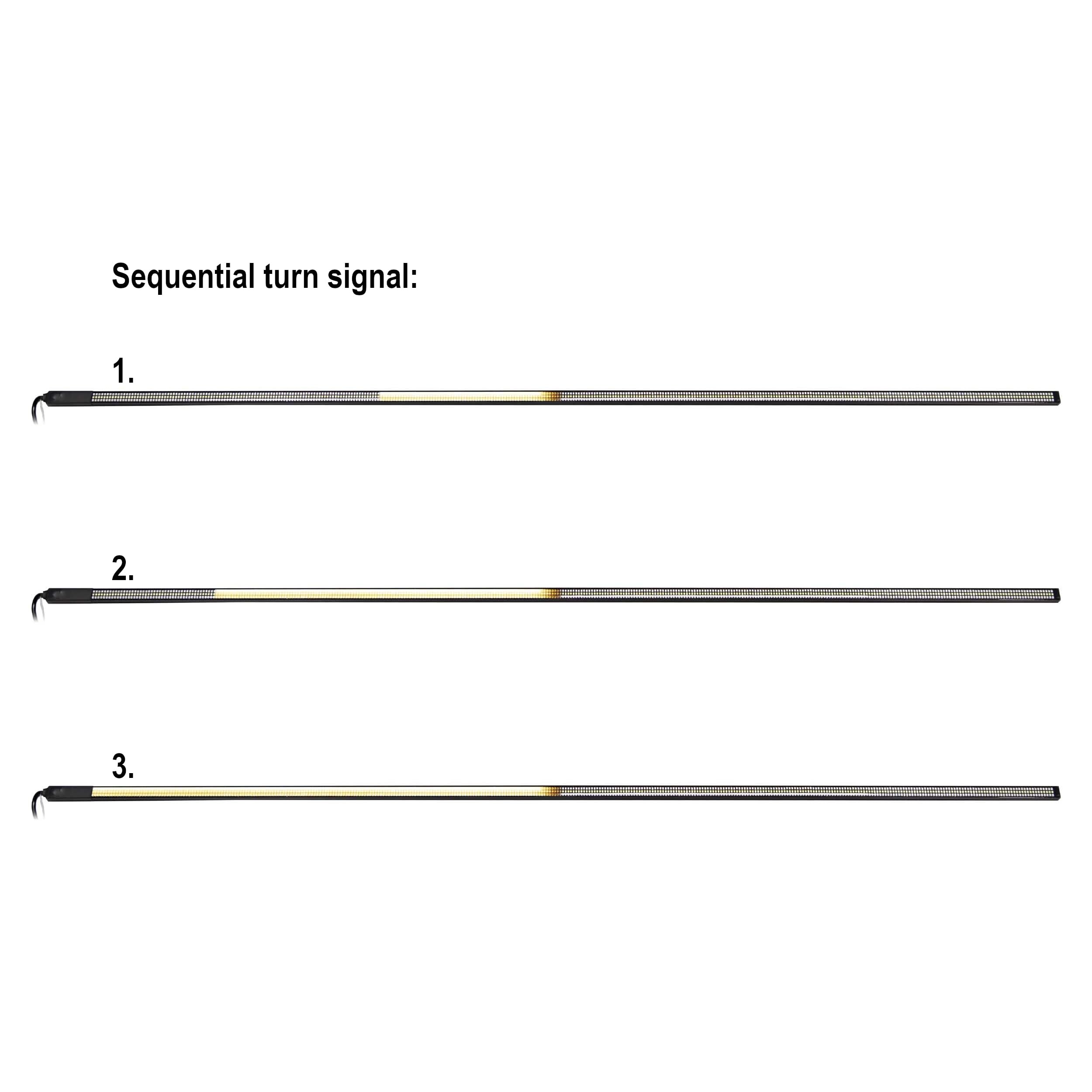 60” Heise Sequential LED Tailgate Lightbar (HE-STGB60)