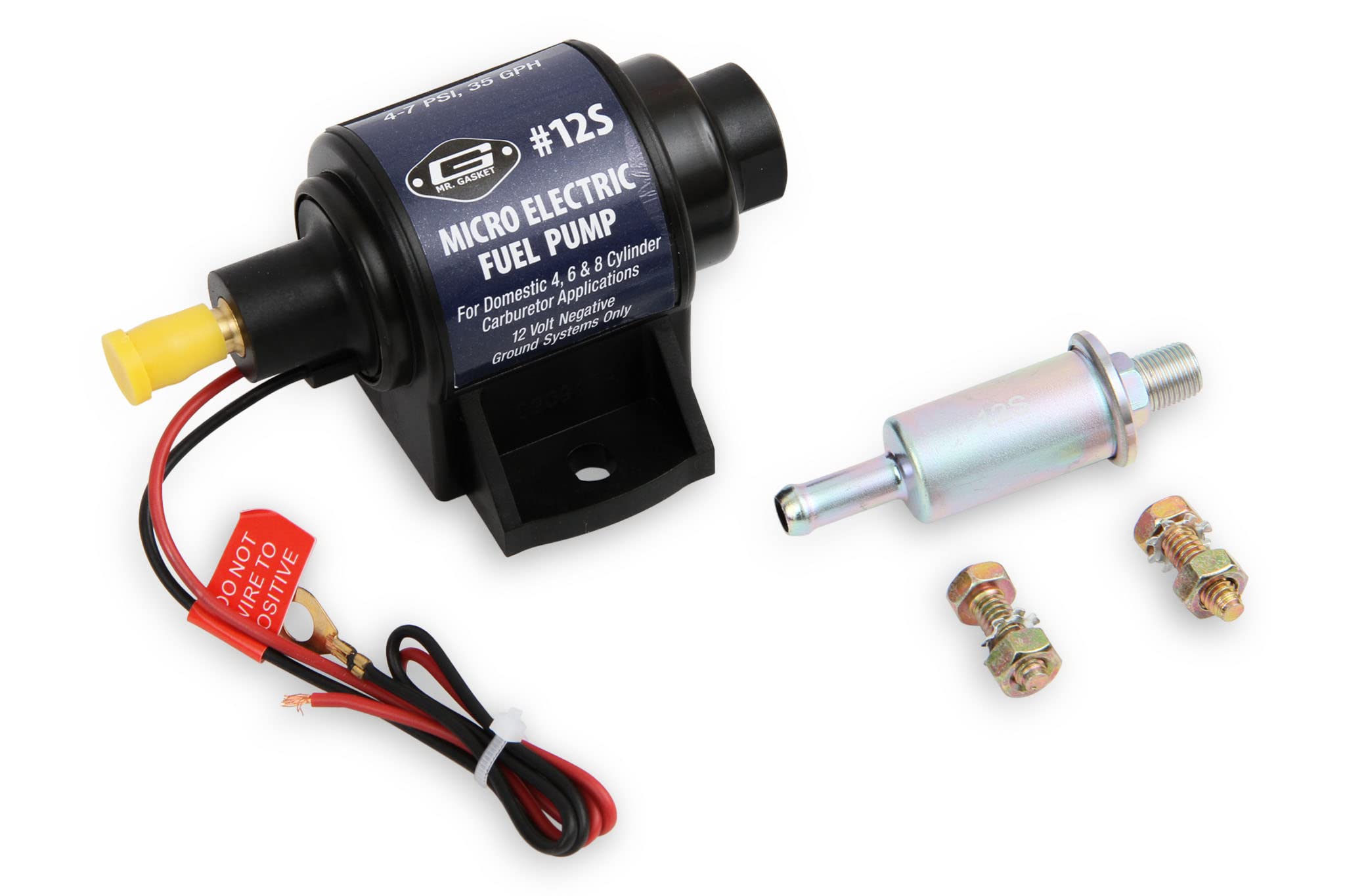 Micro Electric Fuel Pump Mr. Gasket 12S