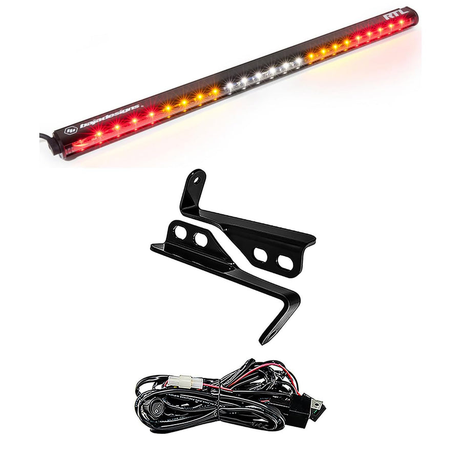 RTL Baja Designs 30-inch LED Bar Rear Light Kit for Polaris RZR 2015-18 with 4-Seats UTV (Clear; No Turn Signal)