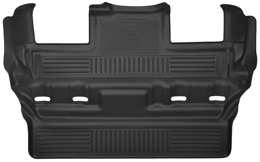 Husky Liners Floor Mats X-act Contour | Fits 2015-2020 Cadillac Escalade/Chevrolet Tahoe/GMC Yukon w/2nd Row Bucket Seats | 2nd Row, 1-pc Black - 53191
