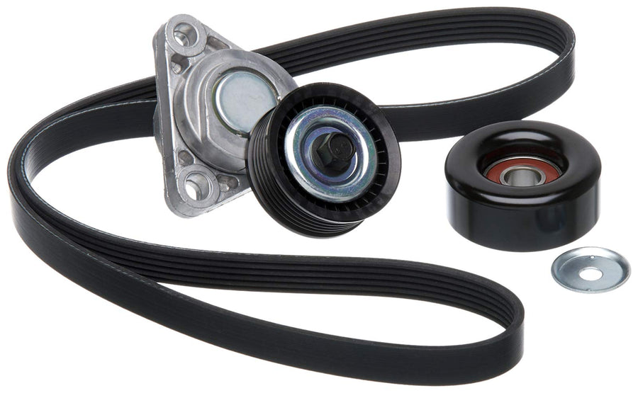 Complete Gates Serpentine Belt Drive Component Kit 90K-38194B
