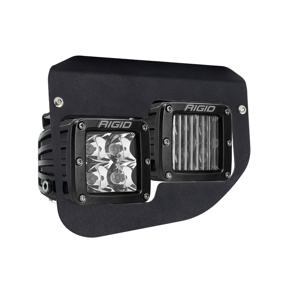 Dual Fog Light RIGID 46734 Kit Fits 2020+ Ford SuperDuty Mount