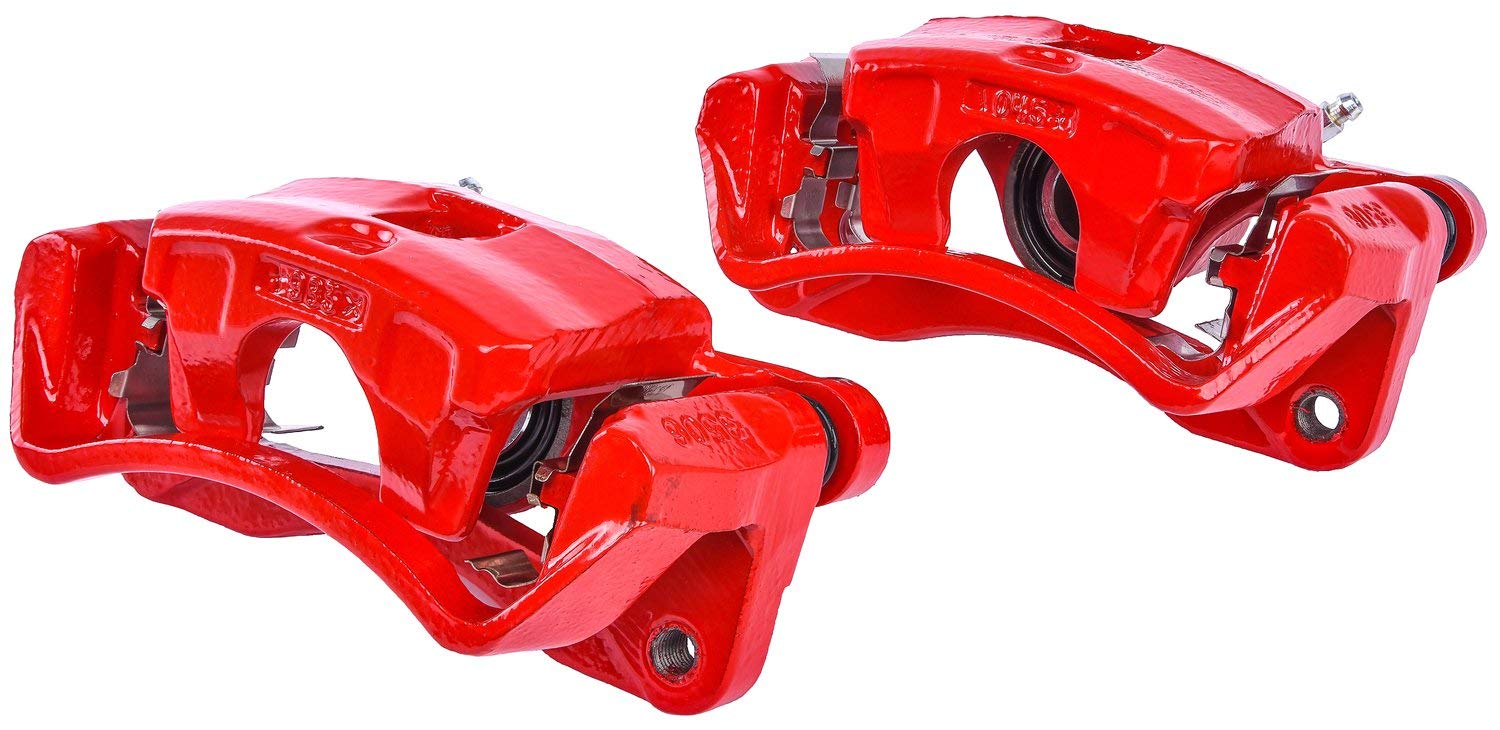 Power Stop S1692 Performance Caliper Red Powder-Coated For Chrysler Sebring, Dodge Avenger, Dodge Stratus, Eagle Talon, Mitsubishi Eclipse, Mitsubishi Galant, Mitsubishi Galant [Model Specific]