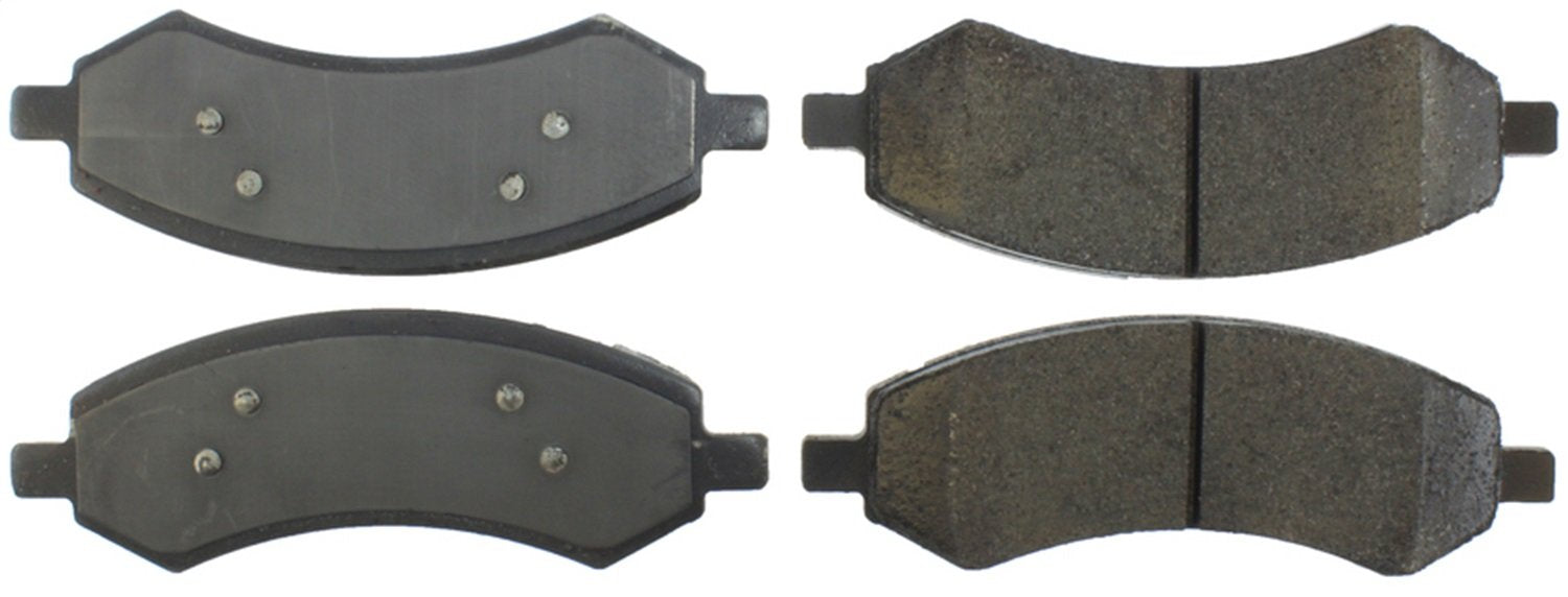 Front StopTech 308.10840 Brake Pads with Shims; Street
