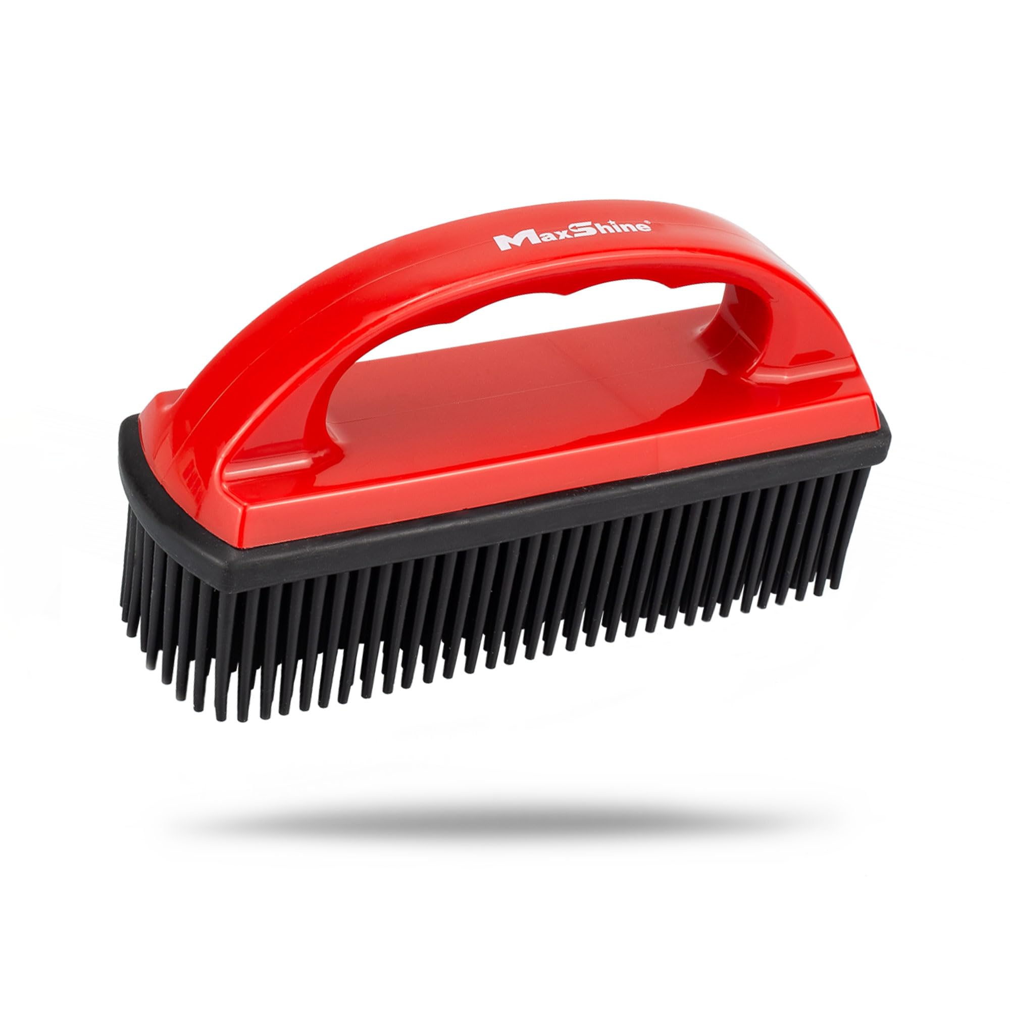 Maxshine Carpet Universal Car Lint & Hair Removal Brush - Electrostatic Rubber Bristles - Efficiently Removes Pet Hair from Dogs, Cats & Other Interiors & Carpets - Easy-to-Clean