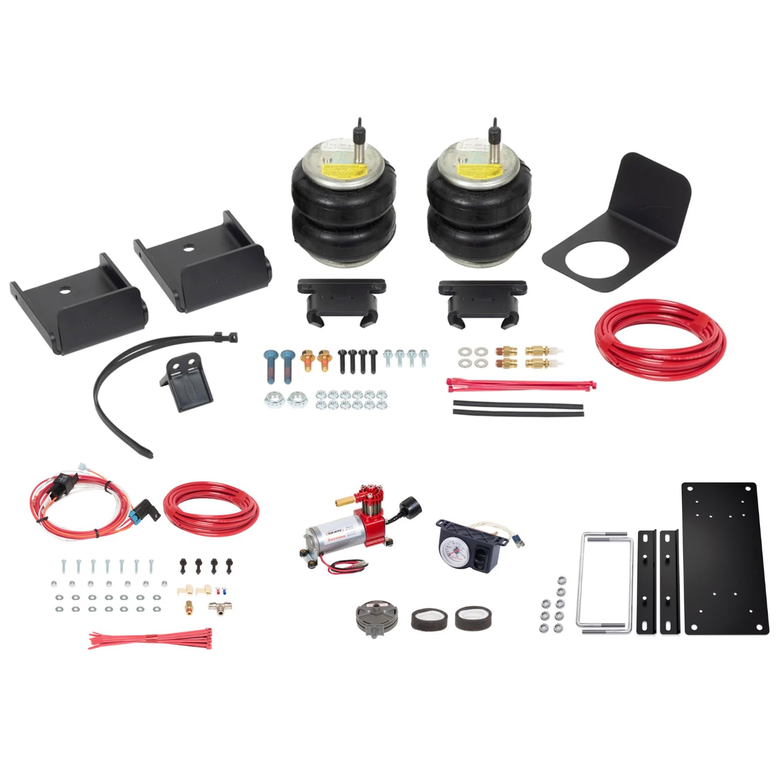Firestone Airide 2887 Analog All-In-One Rear Air Helper Spring Kit fits 2019-2026 Silverado 1500 & Sierra 1500 | Onboard Air Control for Effortless Load Leveling