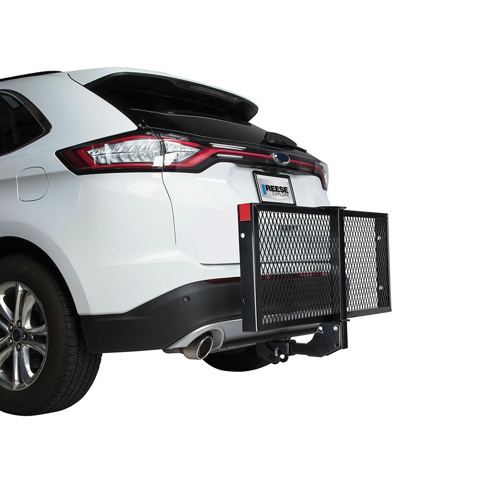6502 Pro-series Hitch Mounted StrongArm Folding Cargo Carrier for 2” Receivers, Black
