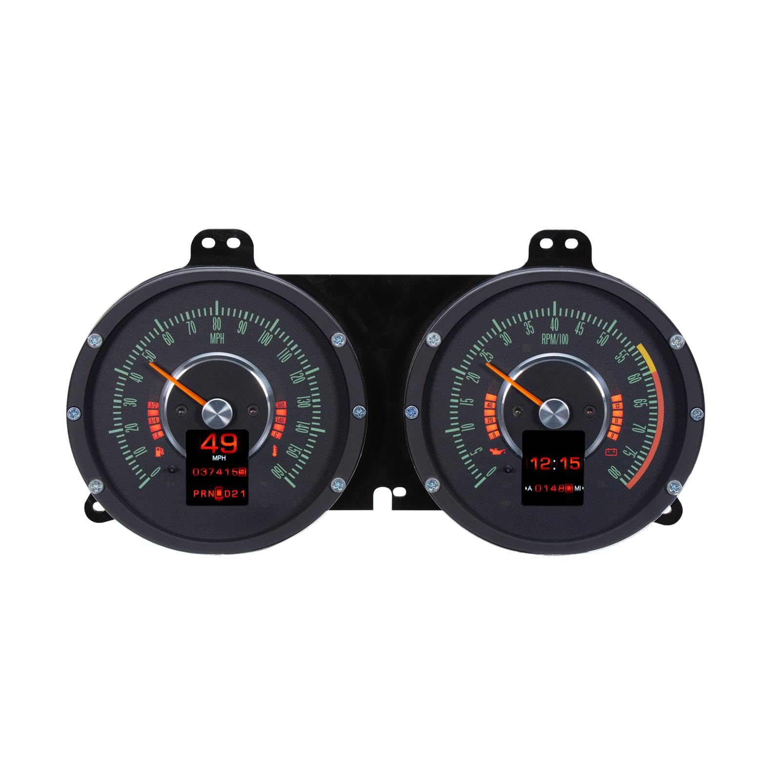 Dakota Digital Retrotech Gauge RTX-67C-CAM-X Instrument System Compatible with 1967 Chevy Camaro Firebird