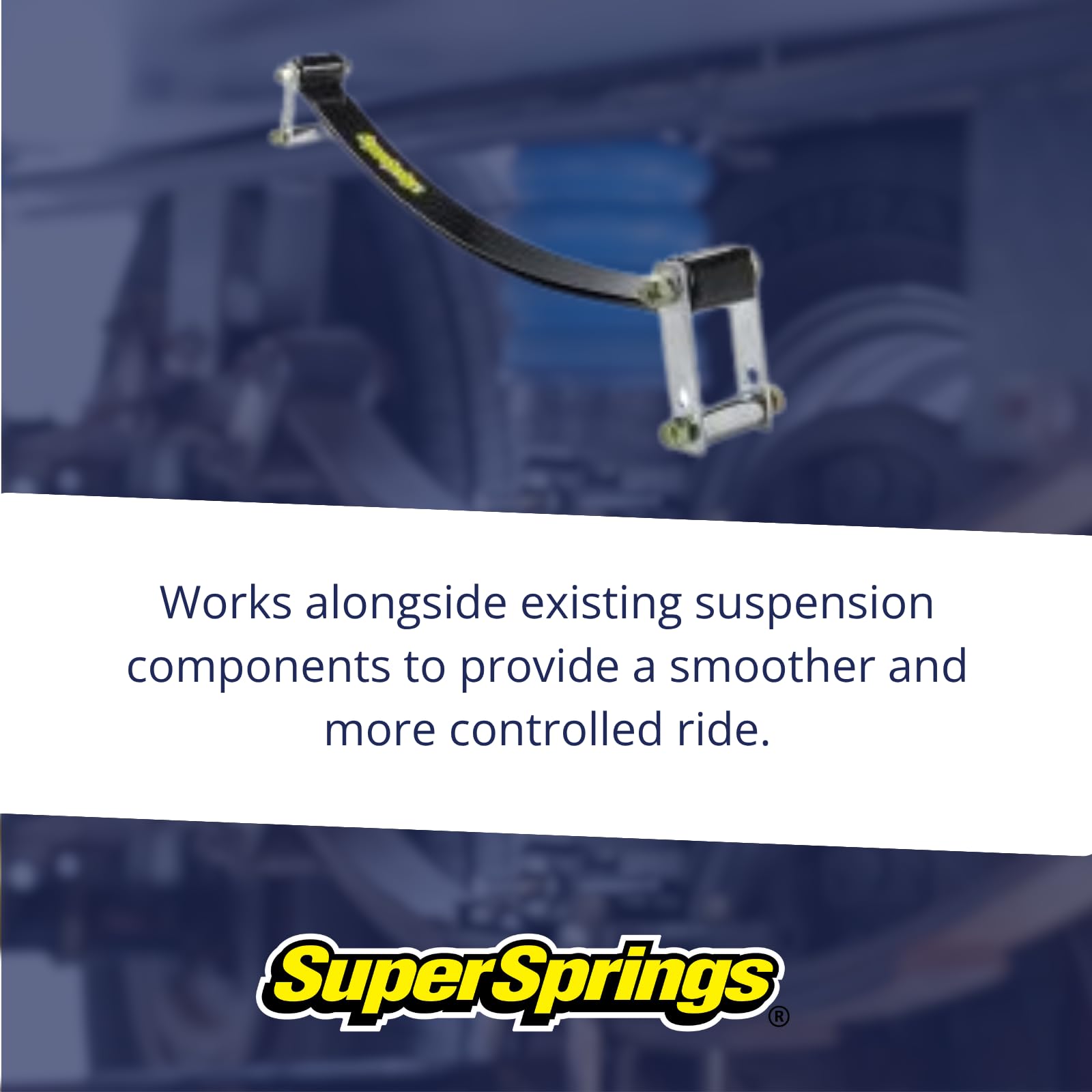 SuperSprings SSA25.5 for RAM 2500|3500, Ford F|E Series, Chevrolet|GMC Kodiak|TopKick 4500|5500, Nissan UD, black
