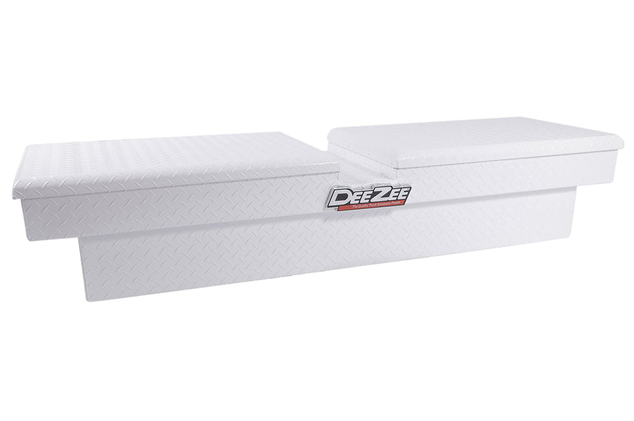 Dee Zee Full Size DZ8370WH White Double Lid (Gull Wing) Tool Box