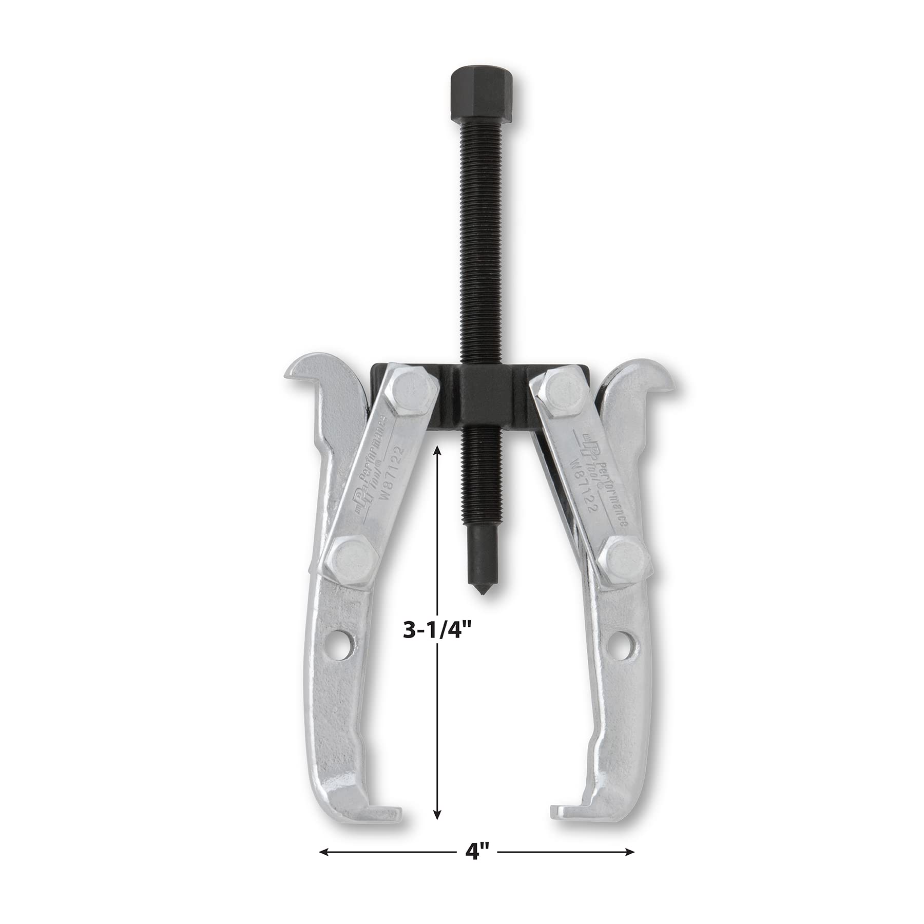 W87122 Performance Tool 3-1/4-Inch Reach x 4-Inch Spread 2-Jaw Gear Puller