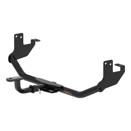 CURT Class 1 Trailer Hitch with Ball Mount, 1-1/4-In Receiver, Fits Buick Encore Select, Chevrolet Trax, GLOSS BLACK POWDER COAT