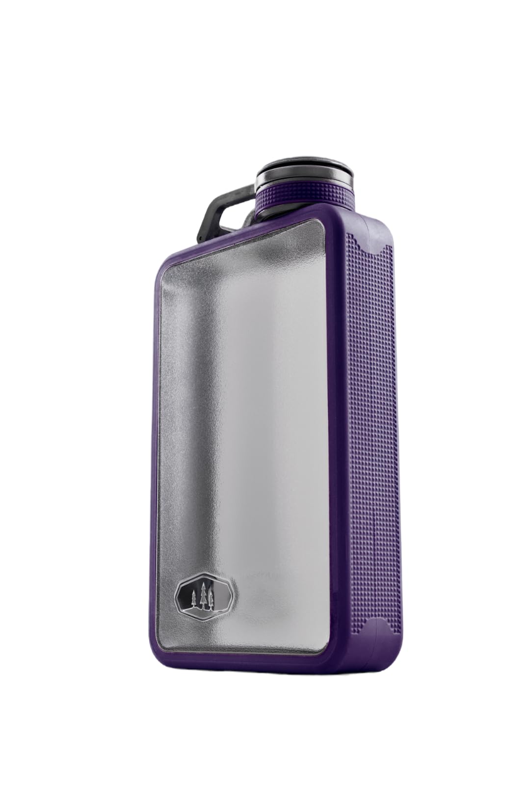 GSI Outdoors Flask Boulder- Rugged and Shatter-Resistant, Outdoor Hip Flask Non Metal, Purple, 6 Fluid Ounces
