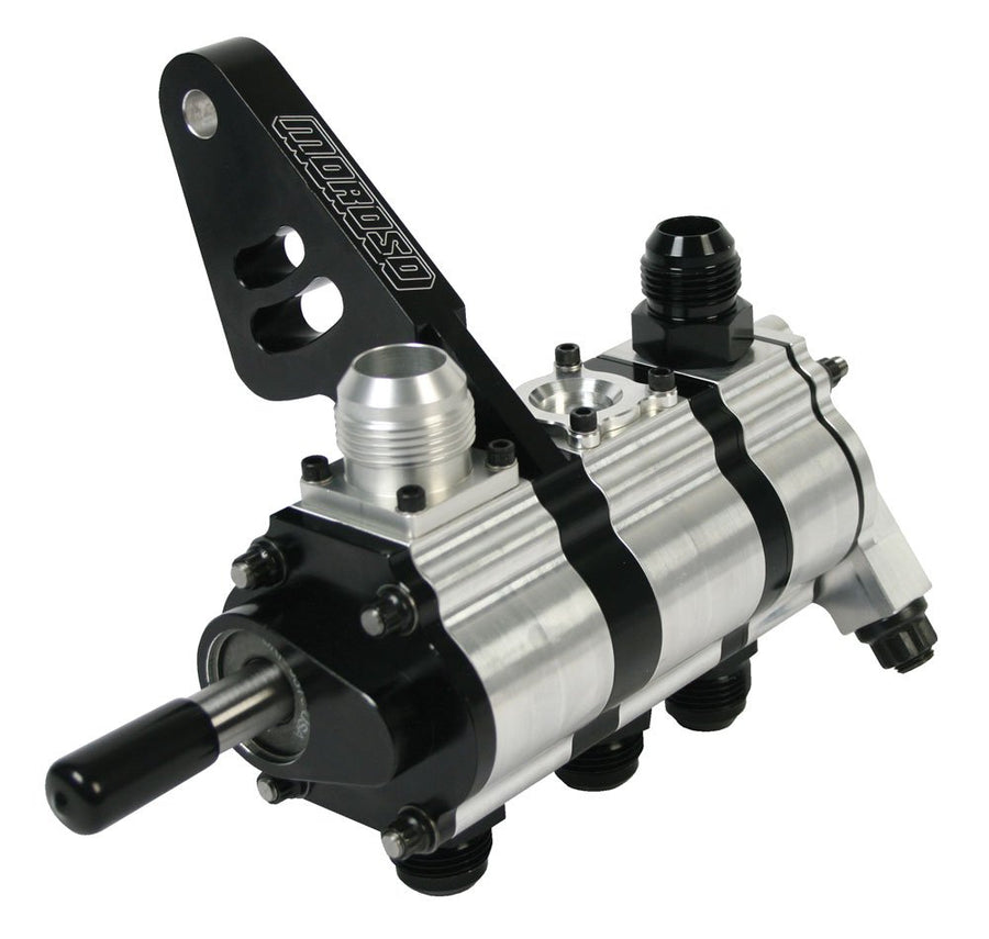Moroso 3 Stage Tri Lobe Dry Sump Pump, Driver's Side Mount, Dragster 22443