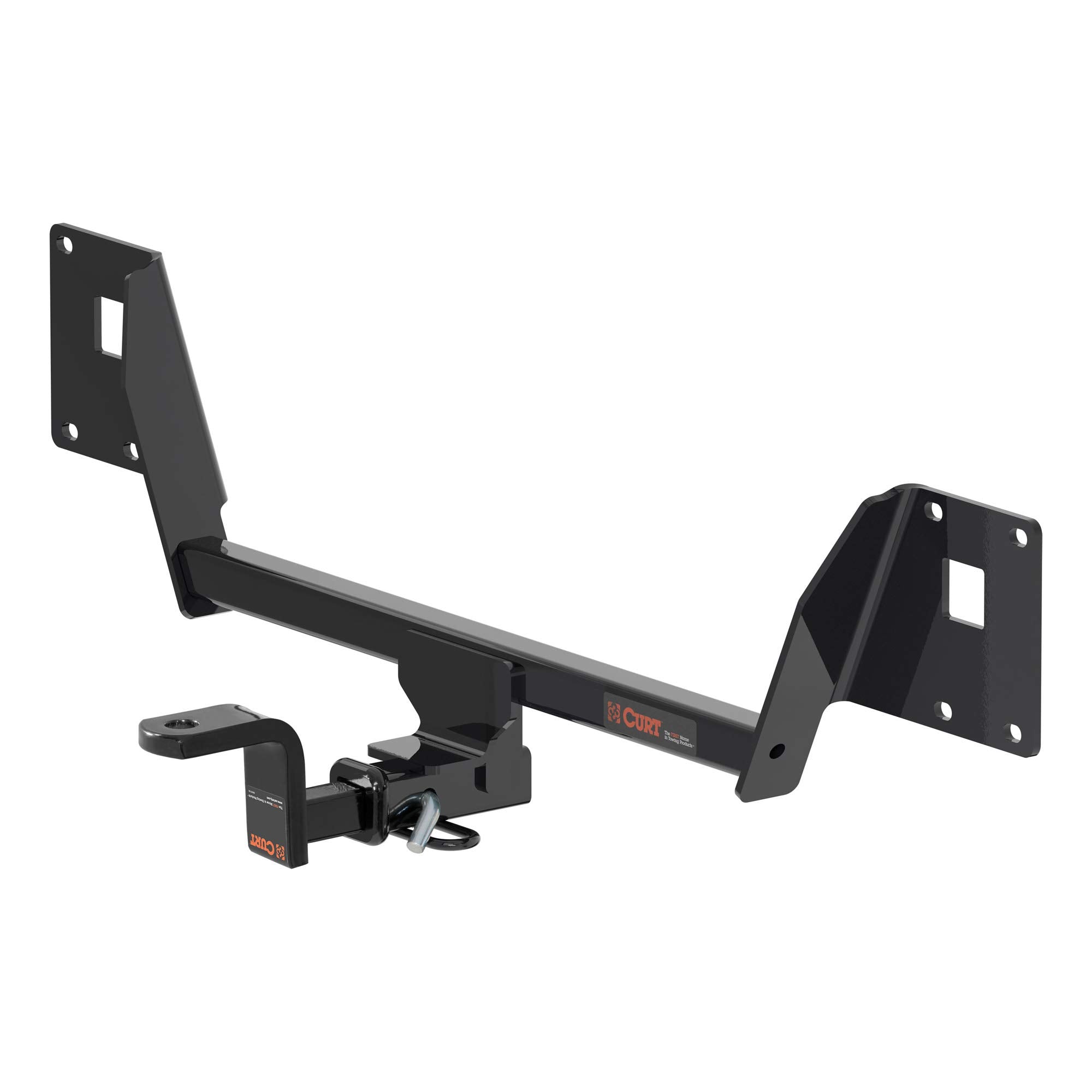 CURT Class 1 Trailer Hitch with Ball Mount, 1-1/4-In Receiver, Fits Volkswagen Golf R Select