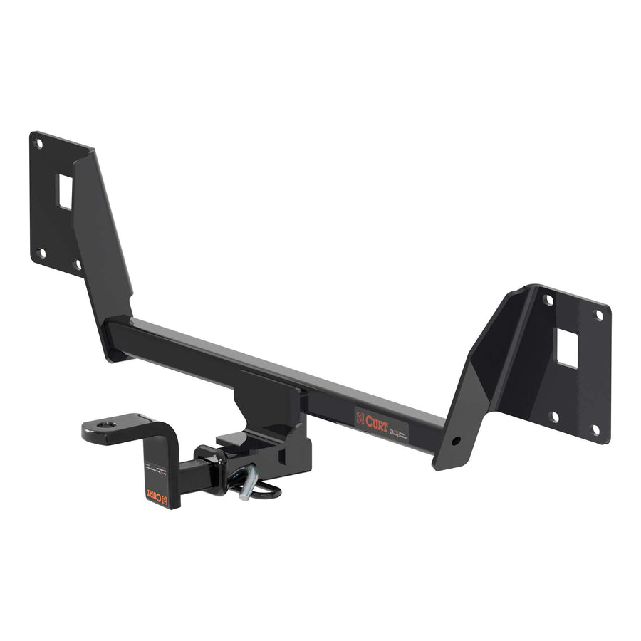 CURT Class 1 Trailer Hitch with Ball Mount, 1-1/4-In Receiver, Fits Volkswagen Golf R Select