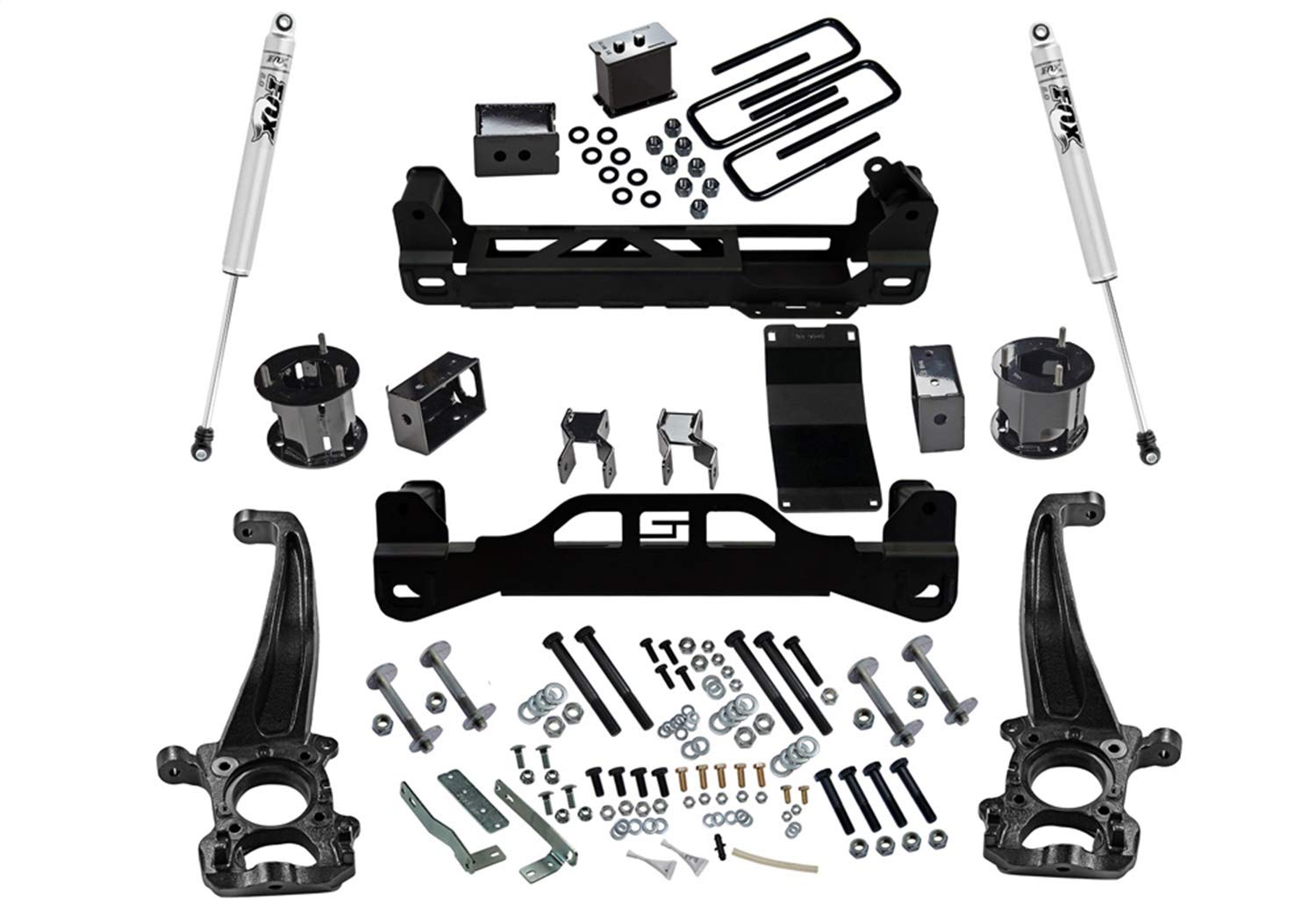 SUPERLIFT SUSPENSION RealTruck 4.5" Lift Kit for Ford F-150 | Complete Lift Kit with Rear Fox 2.0 Series Shocks | K126F | Fits 2015-2020 Ford F-150 4WD