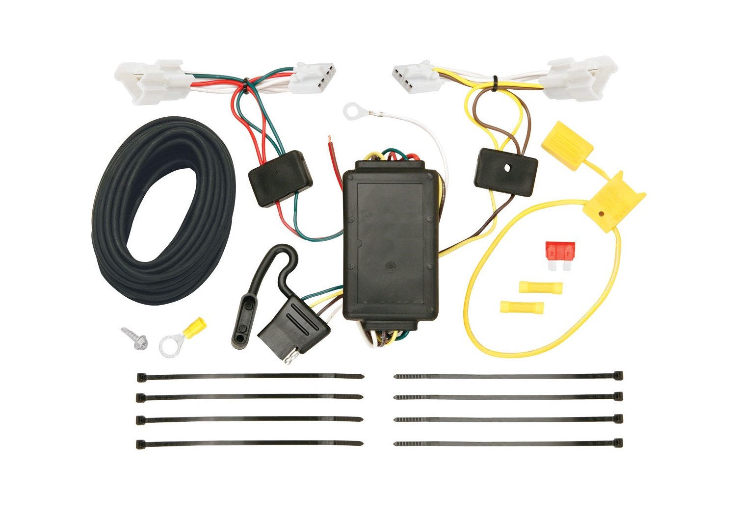 T-One® Tekonsha T-Connector Harness, 4-Way Flat, Compatible with Select Hyundai Sonata