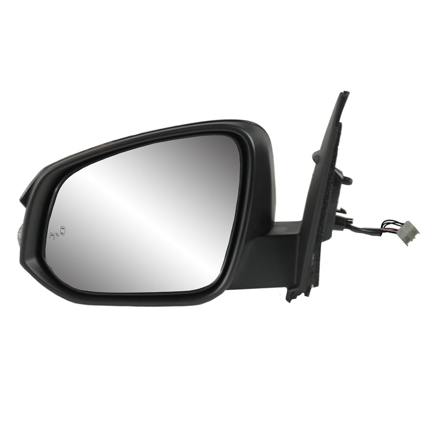 Mirror Driver Side for Toyota RAV4, US Built, Text blk w/PTM, w/Turn Signal, Blind spot Detection System, Foldaway, w/o Side View Camera, not for Hybrid Models, Heated Power